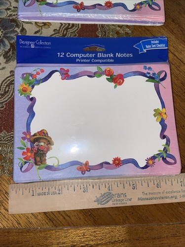 2 -12 Packs of Computer Blank Notes w/envelopes - Picture 2 of 3