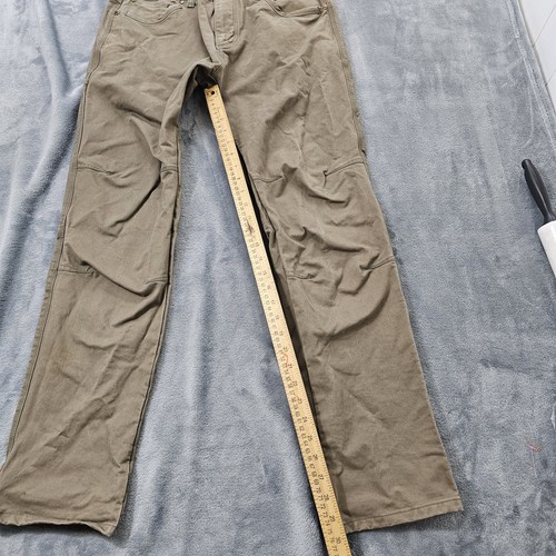 Kuhl Ryder Pants Mens 33x32 Brown Articulated Knee Workwear Vtg Patina Hiking - Picture 3 of 13