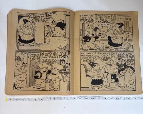 The Katzenjammer Kids Giant Comic Book by Joe Musial 14”x11” From 1972 - Picture 6 of 8