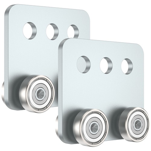 2Pcs 4 Wheel Trolley Rollers Trolley Assembly Rollers Kit Sliding Door CusWI - Picture 6 of 11