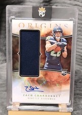 2023 Panini Origins - Rookie Jumbo Jersey Autographs Zach Charbonnet #RJJA-ZC...