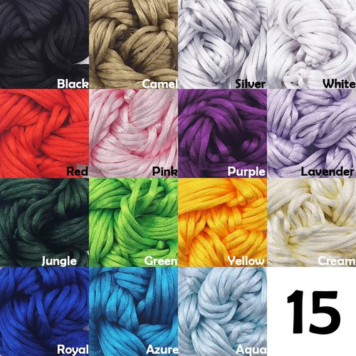 2.5mm 15 Colors Satin Cord Rattail Silk Cord Chinese Knot Thread for Jewelry ... - Picture 2 of 7