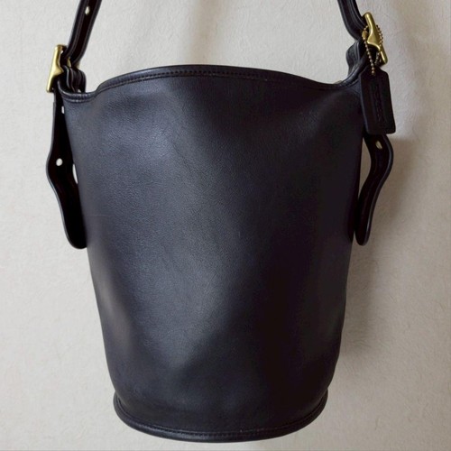 Coach Vintage 9953 Helen’s Legacy Shoulder Bag Bucket Medium Duffle Sac Black - Picture 2 of 24