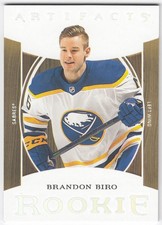 2022-23 Upper Deck Artifacts Rookies Wood Parallel BRANDON BIRO 193 Sabres UD RC