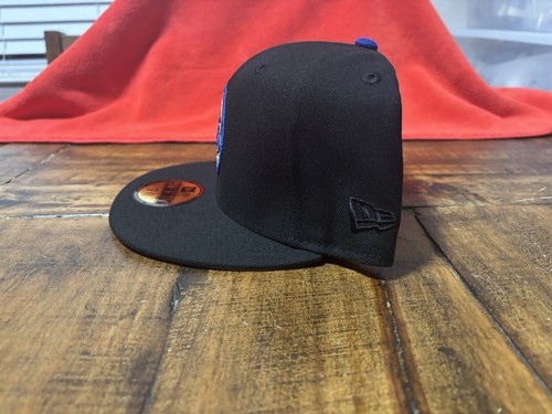 Hat Club New York Mets Juan Soto Logo Black Royal New Era Fitted 7 3/4 Pink UV - Picture 18 of 22