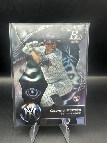 2023 Bowman Platinum #57 Oswald Peraza RC New York Yankees Rookie - Picture 1 of 2