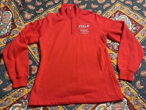 FCCLA "GEORGIA STATE ASSOCIATION ALUMNI" SWEATSHIRT DAMEN S small ROT L/S REISSVERSCHLUSS - Bild 5 von 5