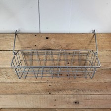 Ikea Bygel Metal Silver Hanging Basket w/ Tray Insert 13 x 3-7/8" 900.726.48