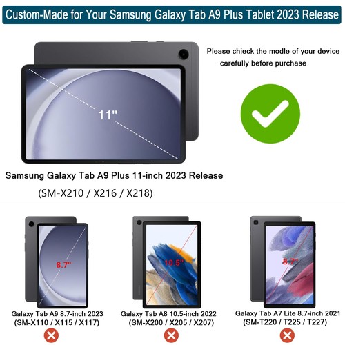 Kids Case for Samsung Galaxy Tab A9+/A9 Plus 11 inch 2023 with Screen Protect... - Picture 2 of 7