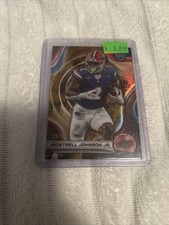 2024 Bowman University Chrome Montrell Johnson #133 Gold Refractor /50 (RC)