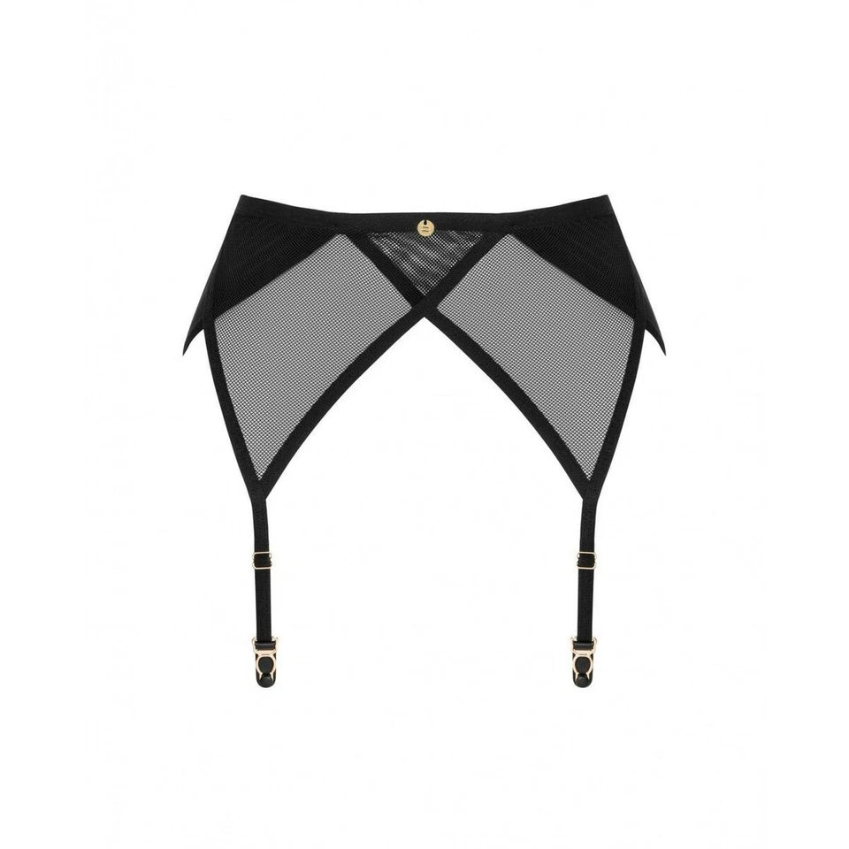 Strumpfband Obsessive XL/XXL Schwarz - Bild 4 von 4