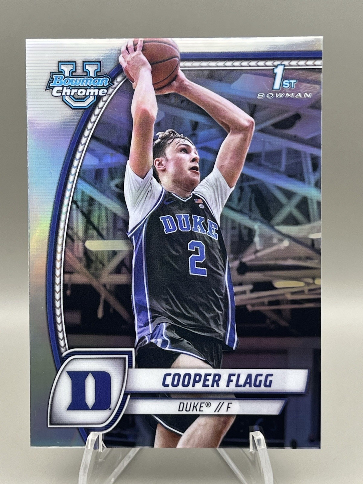 2024-25 Bowman University Chrome - Cooper Flagg #16 Refractor Rookie RC