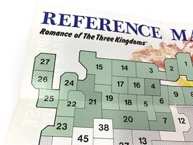 Romance of the Three Kingdoms NES Reference Map/Poster VTG Insert Koei Nintendo