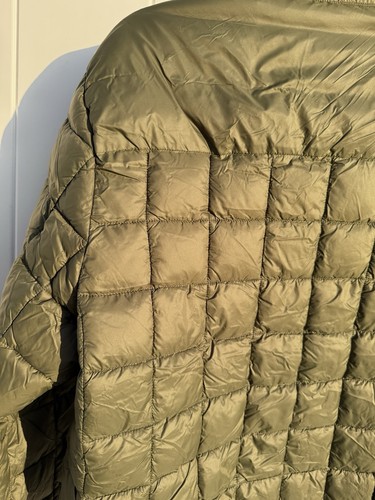 NUEVO CON ETIQUETAS Save The Duck Para hombres Acolchado Titan Polvoriento Oliva Camisa Chaqueta OEKO-TEX Grande - Imagen 17 de 20