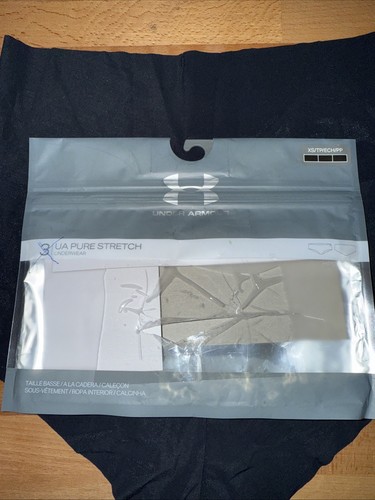 Women's UA Pure Stretch Hipster Panties (2) XS Black NEW Open Pckg - Picture 6 of 7