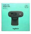Logitech C270 HD Webcam 720p Black - New In Box - FAST FREE SHIPPING 