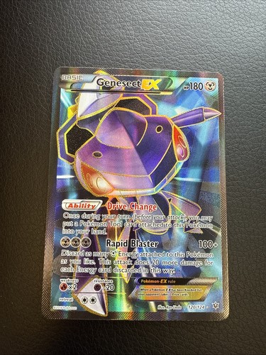 Pokemon TCG Genesect EX Holo Ultra Rare Full Art Fates Collide 120/124 NM