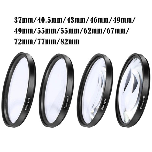 4 Pieces Filter Kit +1 +2 +4 +10 Filter Accessory Optical Glass Conversion Lens - Picture 1 of 85