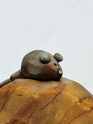 Ser Of 3 Suzi Skoglund Blossom Bucket Cats. - Picture 16 of 17