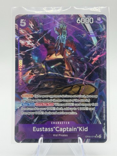 Eustass "Capitán" Niño (OP05-074) (Arte Alternativo) Booster Premium -El Mejor- Lámina - Imagen 1 de 2