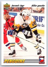 1991-92 Upper Deck Euro-Stars French Jaromir Jagr Pittsburgh Penguins #E6