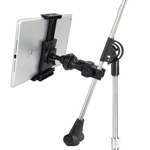 EasyAdjust cymbal Microphone Mic Stand Tablet Mount for Most Tablets & Large ... - 第 1/9 張圖片