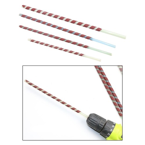 4 Pieces DIY Fishing Rod Building Tools EVA Cork Handle Reamer 8/9/10/12mm - Picture 3 of 7