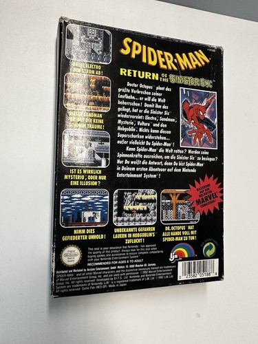 Spider-man: Return of The Sinister Six | Nintendo NES | OVP | PAL - Picture 5 of 9