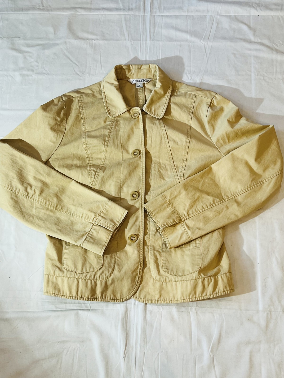 Pendleton Jacket Womens Large Button Front Casual… - image 1