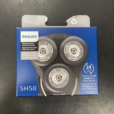 Philips GENUINE SH50/50 S5000, 6000 Series replacement 3 x Rotary Cutting blades