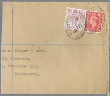 JN 1953 The Monotype Corporation Wax-Sealed Cover – Surrey to Eastbourne