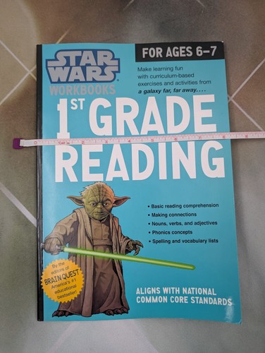 Star Wars First Grade Reading Workbook New & Unused - Imagen 7 de 8