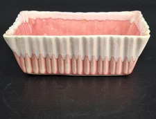 Vintage Mid Century 925 Cook Son Pottery Pink Planter 7-1/2 x 4-1/2 inches