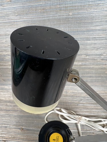 Vintage Lloyd's Black High Intensity Lamp NA-101 MCM Folding Adjustable Japan - Bild 5 von 12