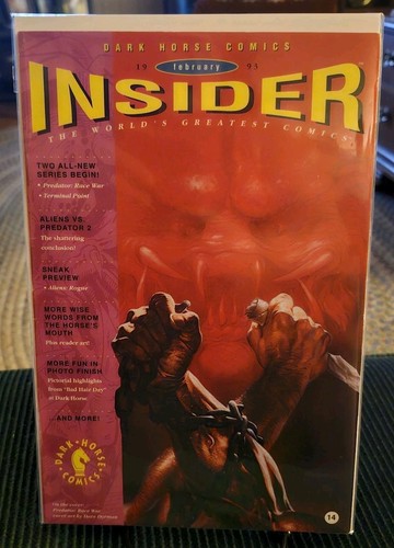 Dark Horse Insider Vol. 2 Issue #14 (Feb. 1993 Dark Horse Comics) VF