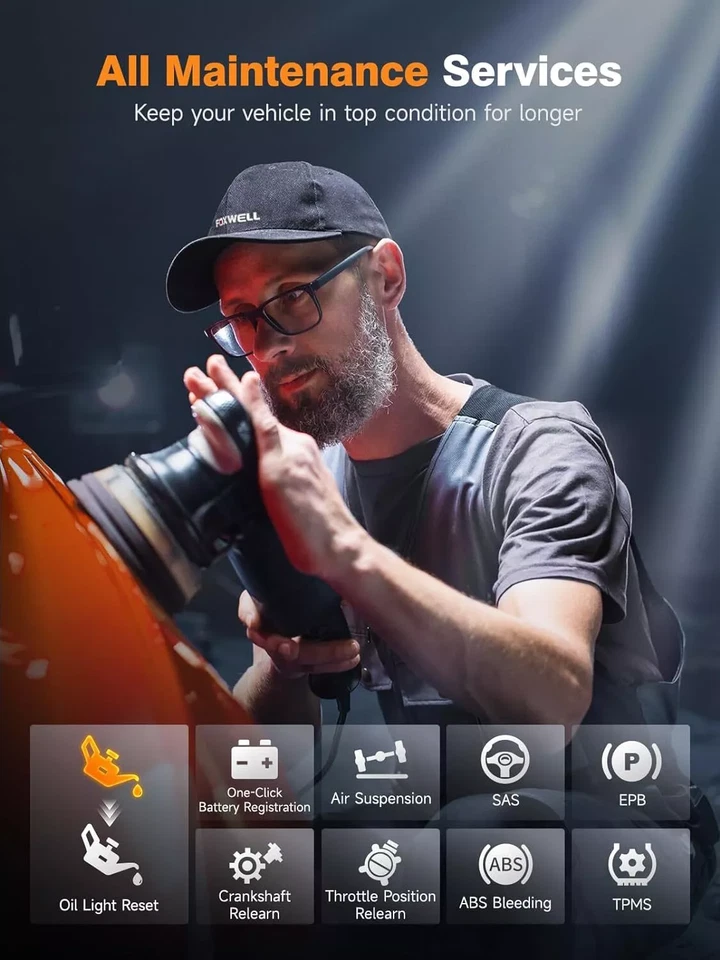 Foxwell NT530 Plus para BMW Todo Sistema OBD2 Herramienta de Diagnóstico Escáner Bidireccional Foto 3 de 4