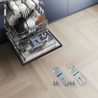 Dishwasher Installation Hardware Set with 2 Metal Brackets Compatible Models