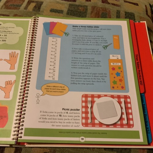 Times Tables Made Easy Book Plus Practice Workbooks carol vorderman learning - Picture 7 of 15