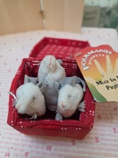 Folkmanis Folktails Puppets with a Tale - Mice in Box Finger Puppet Plush Toy