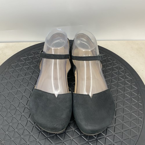 Sandali Dansko donna 36 taglia 5,5 6 scarpe nere pelle Mary Janes zoccoli regolabili - Foto 3 di 10
