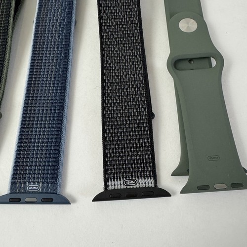 Authentic OEM Apple Watch 45mm Band Lot Nike Silicone Sport Loop 6 Bands - Bild 3 von 6