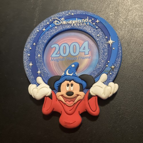 Disneyland Resort MICKEY MOUSE Sorcerer 2004 Bilderrahmen Kühlschrankmagnet