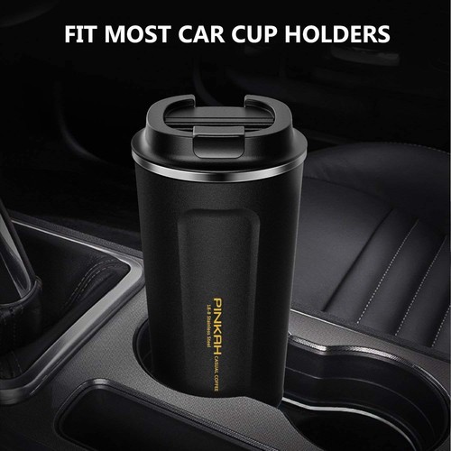 17OZ Stainless Steel Coffee Travel Mug, Double Walled Insulated Vacuum Tumble... - Bild 4 von 6