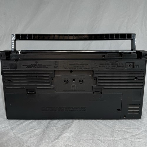 VTG 80’s Boombox GE Model 3-5452B Cassette Radio Recorder Player ~ Working READ - Picture 7 of 12