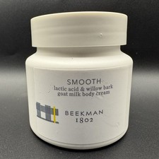 Beekman 1802 Goat Milk Body Cream "SMOOTH" Lactic Acid  Willow Bark 8 oz. - New