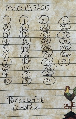 Christmas Stocking Ornaments Skirt McCalls 7225 Craft Sewing Pattern VTG Wreath - Picture 6 of 6