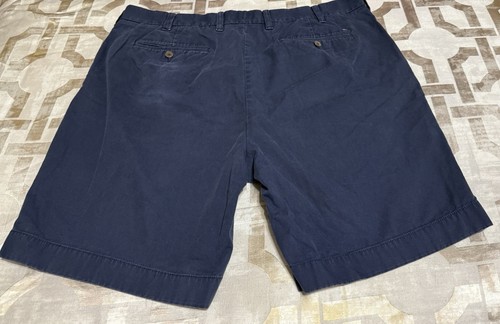 Vintage Tommy Hilfiger Shorts Herren 40 dunkelblau Chino klassische Passform flache Vorderseite Freizeit - Bild 4 von 7