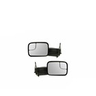 Towing Mirror Manual Textured Black Pair Set For Toyota 05-15 Tacoma 