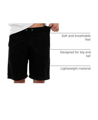 Wrangler Pantaloncini Uomo Grandi e Alti, Cotone Elastico, Taglia 6XL 60-62” Colore Nero - Foto 4 di 6