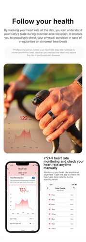 Smart Ring Multi-sports Modes Pedometer Fitness Tracker Health Monitoring - Picture 23 of 32